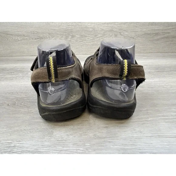Keen Women's Sandal Brown Leather 6 Waterproof Hiking Outdoor Trail Toe Shoes‎ - Picture 3 of 8